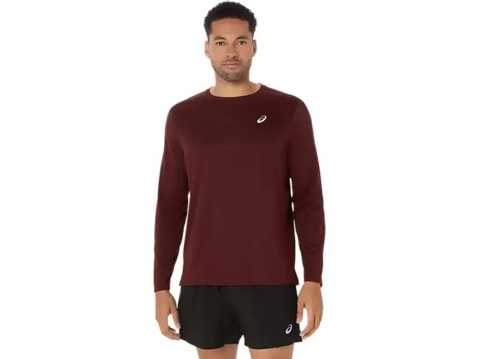 ASICS SILVER LONG SLEEVE TOP ASICS SILVER LONG SLEEVE TOP