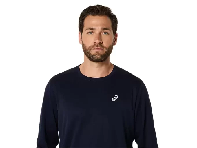 ASICS SILVER LONG SLEEVE TOP ASICS SILVER LONG SLEEVE TOP