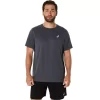 ASICS SILVER SHORT SLEEVE TOP ASICS SILVER SHORT SLEEVE TOP