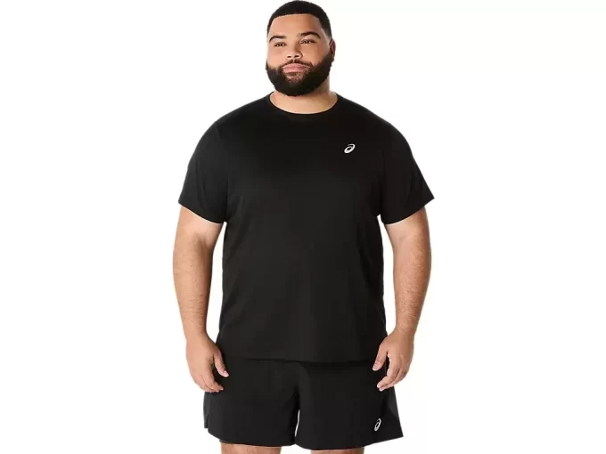 ASICS SILVER SHORT SLEEVE TOP ASICS SILVER SHORT SLEEVE TOP