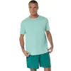 ASICS SILVER SHORT SLEEVE TOP