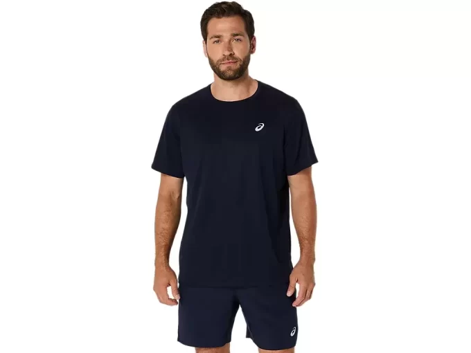 ASICS SILVER SHORT SLEEVE TOP