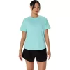 ASICS SILVER SHORT SLEEVE TOP