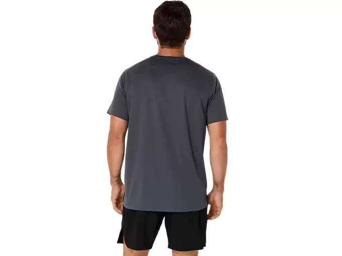 ASICS SILVER SHORT SLEEVE TOP ASICS SILVER SHORT SLEEVE TOP