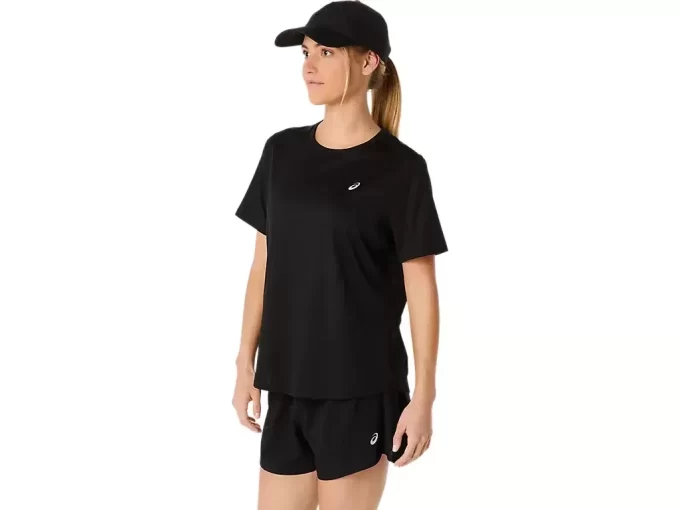 ASICS SILVER SHORT SLEEVE TOP