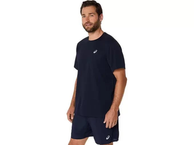 ASICS SILVER SHORT SLEEVE TOP