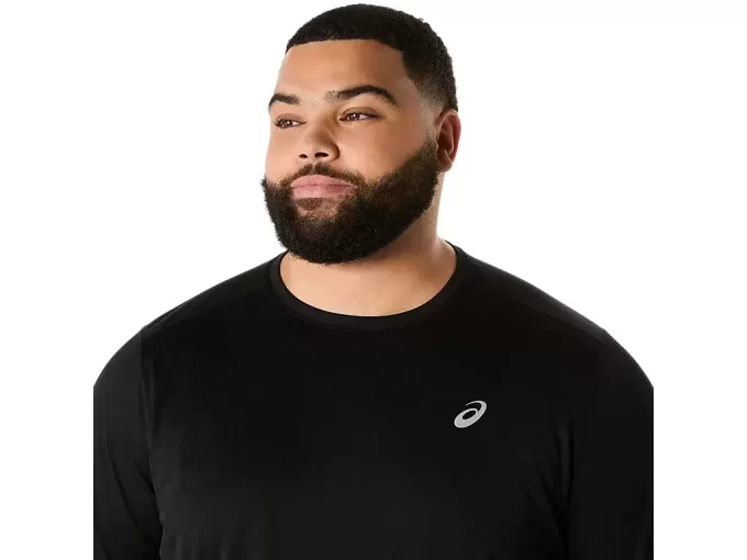 ASICS SILVER SHORT SLEEVE TOP ASICS SILVER SHORT SLEEVE TOP