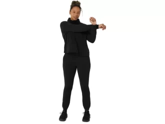 FRENCH TERRY HIGH NECK TOP