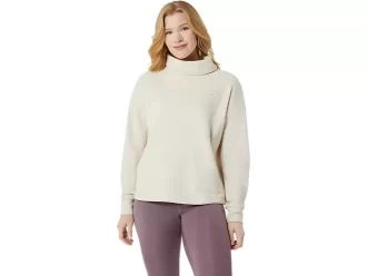 FRENCH TERRY HIGH NECK TOP