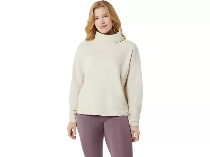 FRENCH TERRY HIGH NECK TOP FRENCH TERRY HIGH NECK TOP