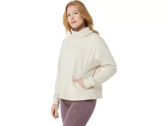 FRENCH TERRY HIGH NECK TOP FRENCH TERRY HIGH NECK TOP