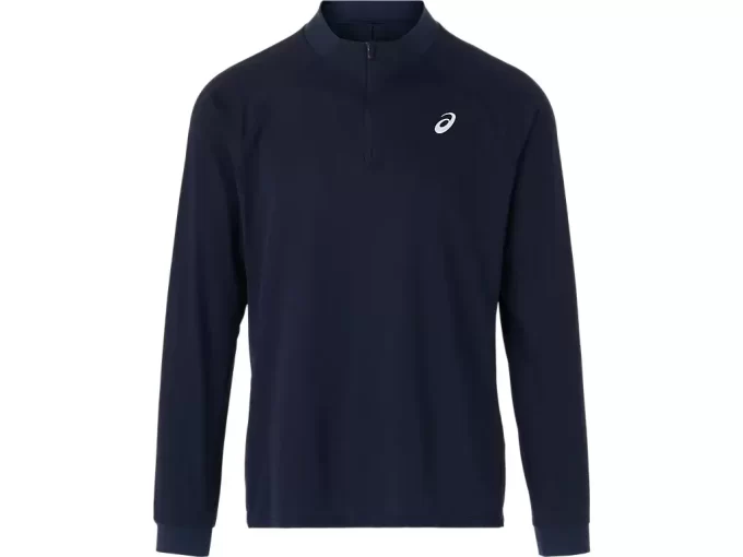 MATCH LONG SLEEVE 1/2 ZIP TOP