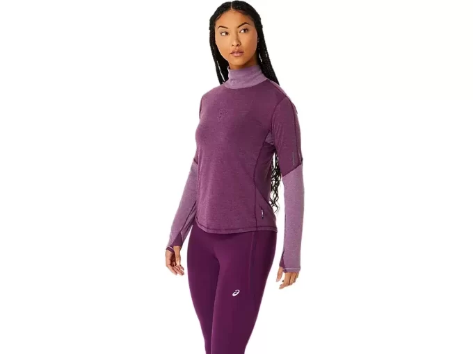 METARUN MOCK NECK LONG SLEEVE TOP