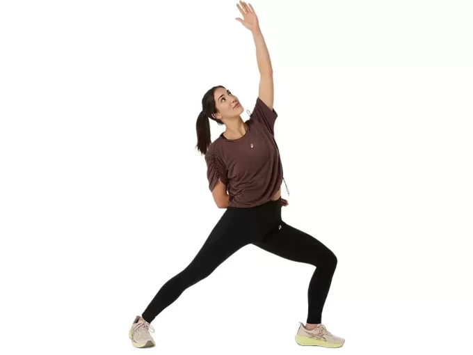 NAGINO RUN ADJUSTABLE SHORT SLEEVE TOP NAGINO RUN ADJUSTABLE SHORT SLEEVE TOP