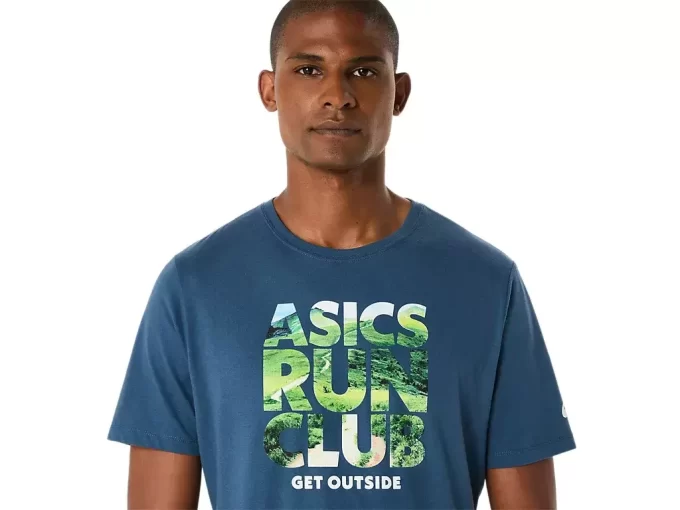 UNISEX ASICS RUN OUTSIDE CLUB SHORT SLEEVE TEE