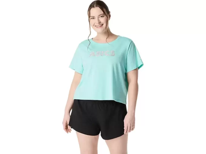 WOMEN’S ASICS DAISY CROP SHORT SLEEVE TOP
