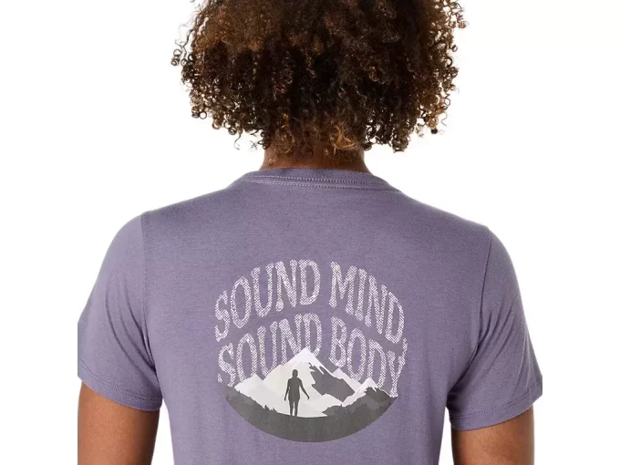 WOMEN’S ASICS NATURE V-NECK SHORT SLEEVE TEE