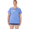 WOMEN’S ASICS STRIPES V-NECK