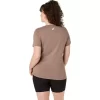WOMEN’S ASICS STRIPES V-NECK