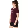 WOMEN’S ASICS STRIPES V-NECK