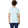 WOMEN’S ASICS STRIPES V-NECK
