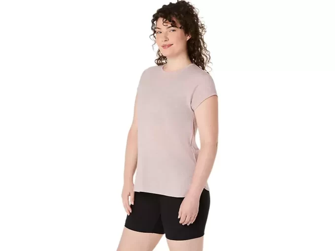 WOMEN’S HEATHER CREWNECK TOP