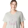 WOMEN’S SUNFLOWER SLOGAN V-NECK